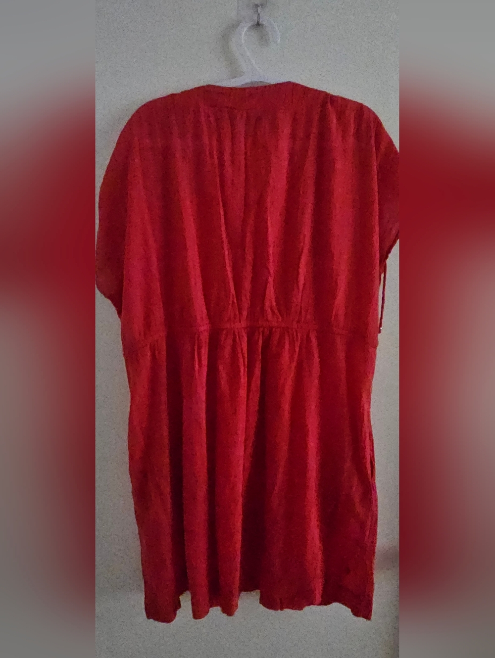 Ralph Lauren Orange V-Neck Tunic Dress - Picture 4 of 4